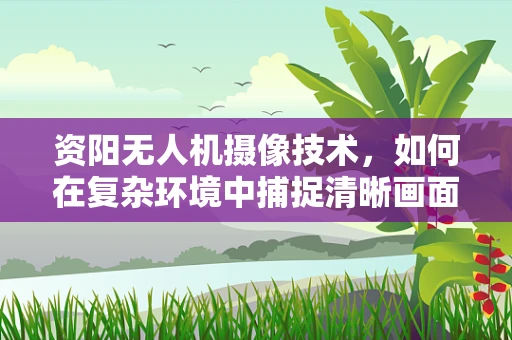 资阳无人机摄像技术，如何在复杂环境中捕捉清晰画面？