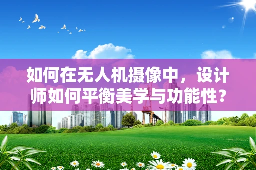 如何在无人机摄像中，设计师如何平衡美学与功能性？
