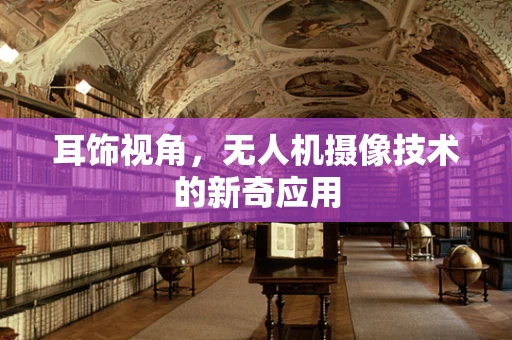 耳饰视角，无人机摄像技术的新奇应用
