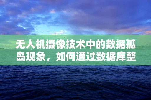 无人机摄像技术中的数据孤岛现象，如何通过数据库整合优化？