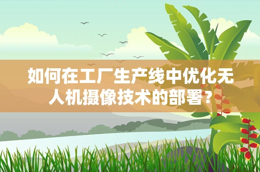 如何在工厂生产线中优化无人机摄像技术的部署？