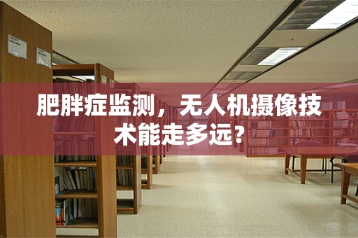 肥胖症监测，无人机摄像技术能走多远？