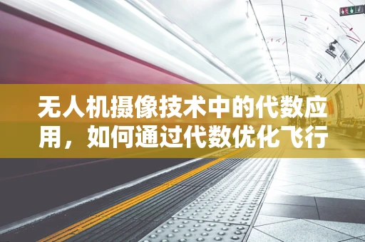 无人机摄像技术中的代数应用，如何通过代数优化飞行路径规划？