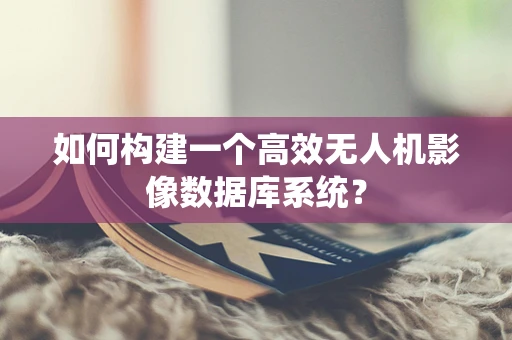 如何构建一个高效无人机影像数据库系统？