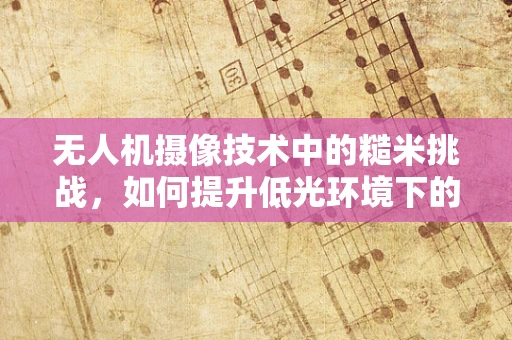 无人机摄像技术中的糙米挑战，如何提升低光环境下的成像质量？
