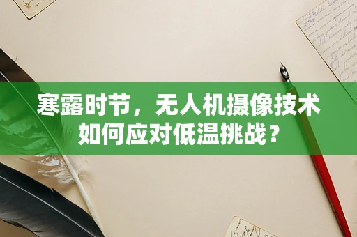 寒露时节，无人机摄像技术如何应对低温挑战？