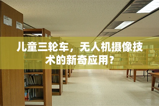 儿童三轮车，无人机摄像技术的新奇应用？