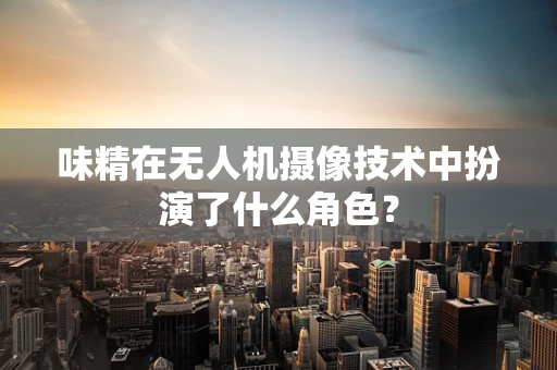 味精在无人机摄像技术中扮演了什么角色？