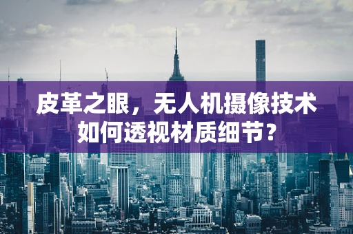 皮革之眼，无人机摄像技术如何透视材质细节？