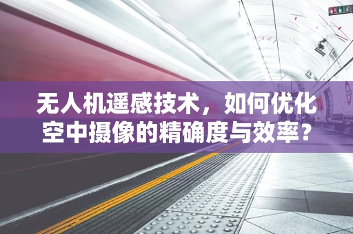 无人机遥感技术，如何优化空中摄像的精确度与效率？