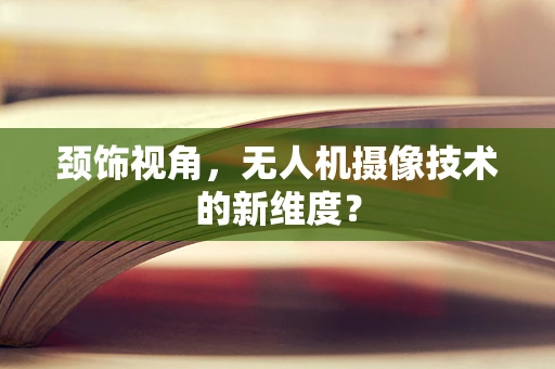 颈饰视角，无人机摄像技术的新维度？