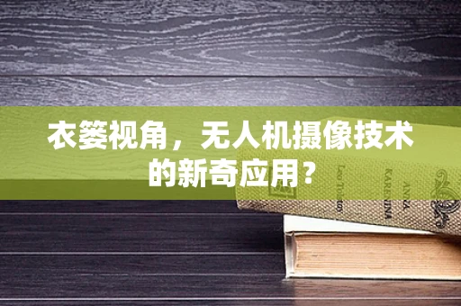 衣篓视角，无人机摄像技术的新奇应用？