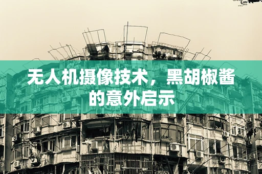 无人机摄像技术，黑胡椒酱的意外启示