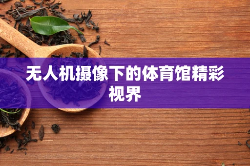无人机摄像下的体育馆精彩视界