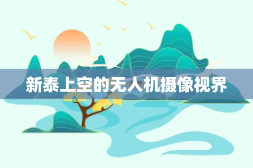 新泰上空的无人机摄像视界