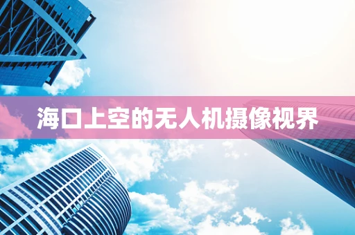 海口上空的无人机摄像视界