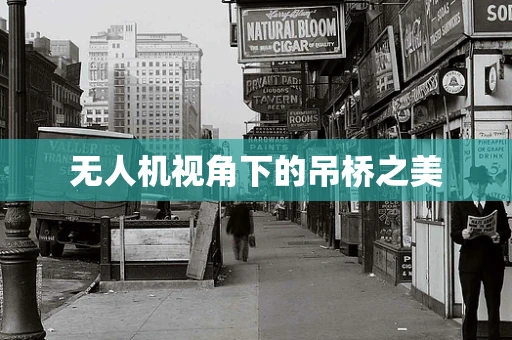 无人机视角下的吊桥之美