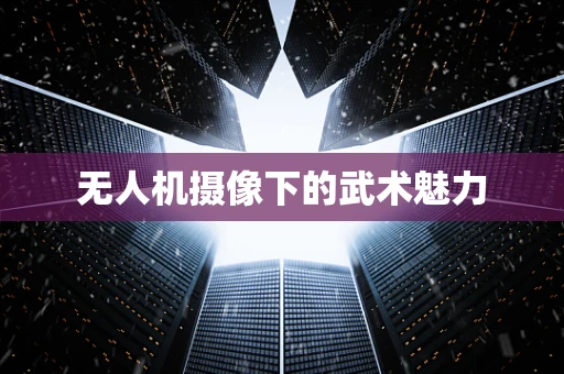 无人机摄像下的武术魅力
