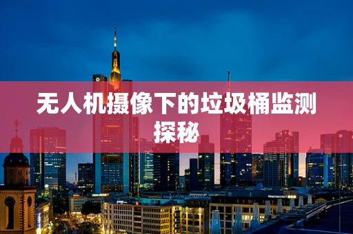 无人机摄像下的垃圾桶监测探秘