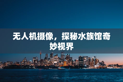 无人机摄像，探秘水族馆奇妙视界