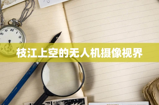 枝江上空的无人机摄像视界