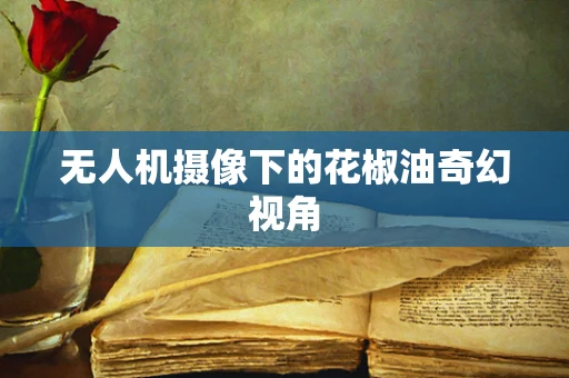无人机摄像下的花椒油奇幻视角