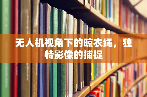 无人机视角下的晾衣绳，独特影像的捕捉