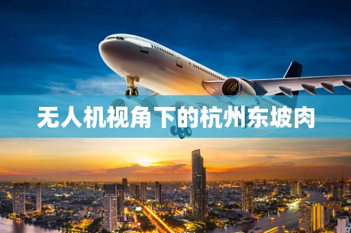 无人机视角下的杭州东坡肉