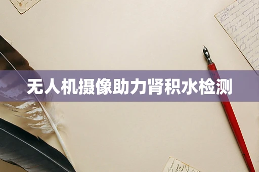 无人机摄像助力肾积水检测
