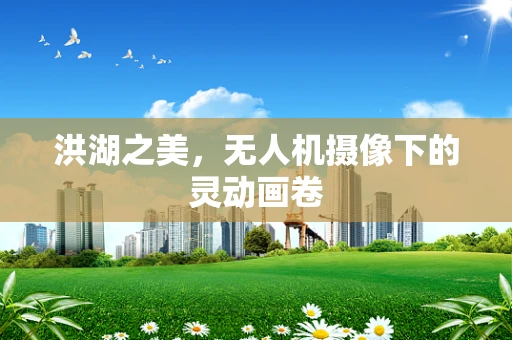 洪湖之美，无人机摄像下的灵动画卷