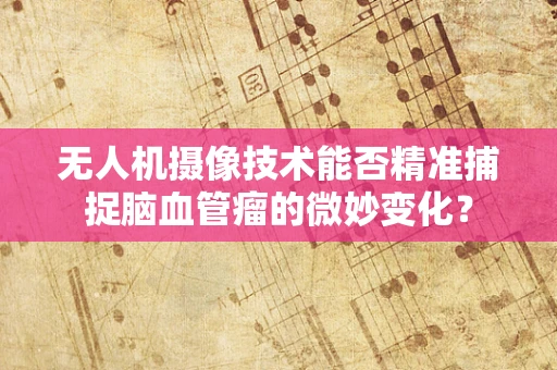无人机摄像技术能否精准捕捉脑血管瘤的微妙变化？