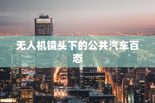 无人机镜头下的公共汽车百态