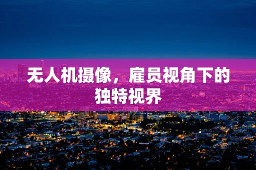 无人机摄像，雇员视角下的独特视界