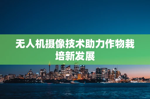 无人机摄像技术助力作物栽培新发展