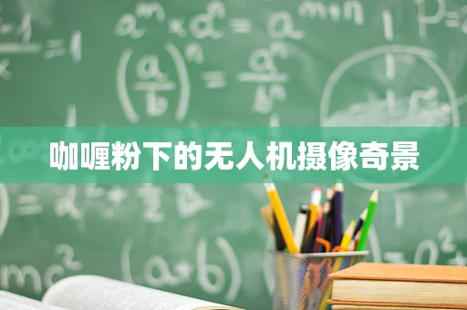 咖喱粉下的无人机摄像奇景