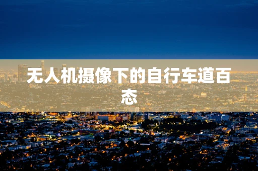 无人机摄像下的自行车道百态