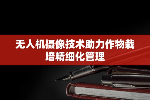 无人机摄像技术助力作物栽培精细化管理
