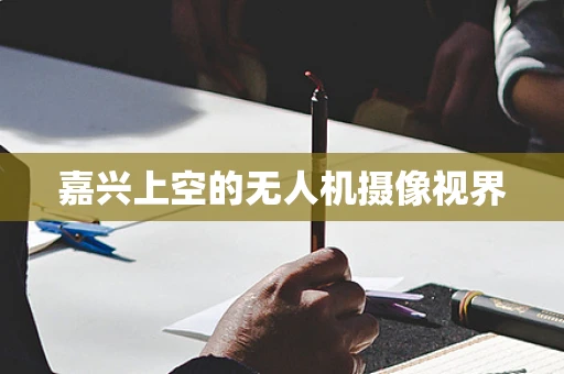 嘉兴上空的无人机摄像视界