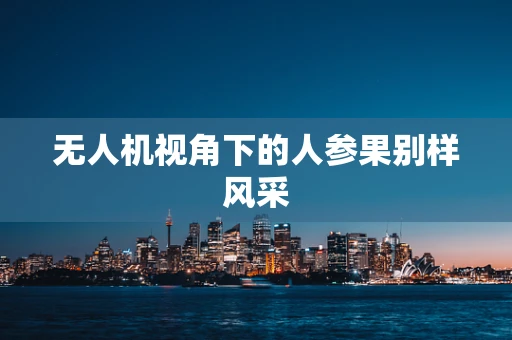 无人机视角下的人参果别样风采