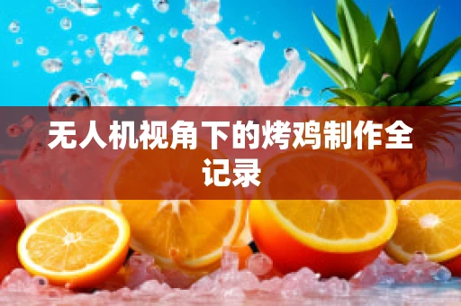 无人机视角下的烤鸡制作全记录