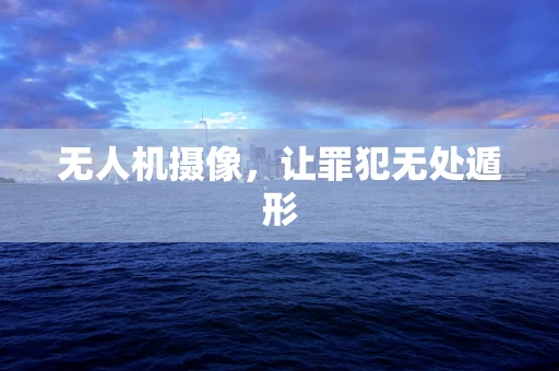 无人机摄像，让罪犯无处遁形