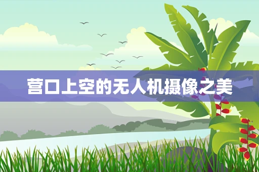 营口上空的无人机摄像之美