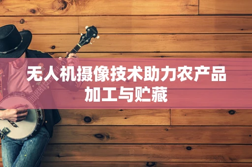 无人机摄像技术助力农产品加工与贮藏