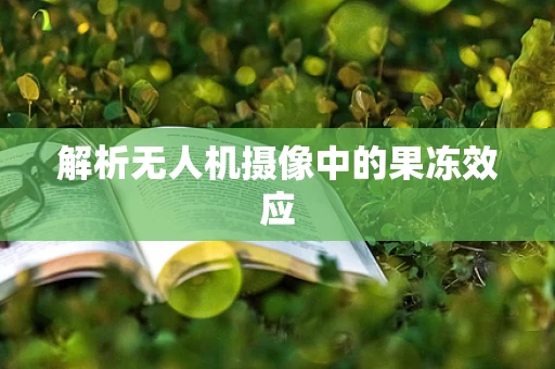 解析无人机摄像中的果冻效应