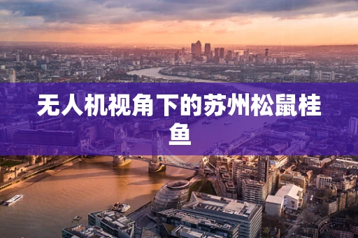 无人机视角下的苏州松鼠桂鱼