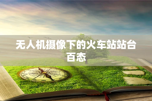 无人机摄像下的火车站站台百态