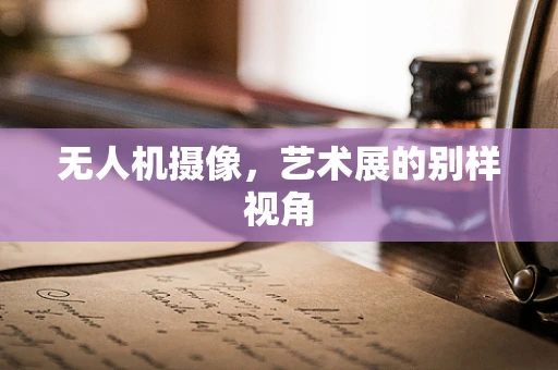 无人机摄像，艺术展的别样视角