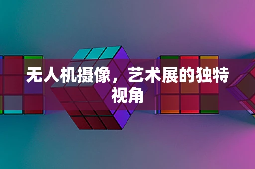 无人机摄像，艺术展的独特视角