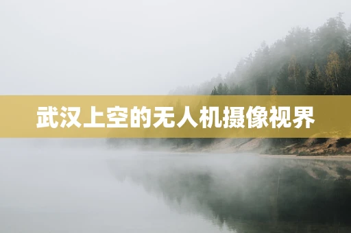 武汉上空的无人机摄像视界