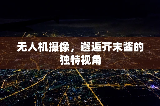 无人机摄像，邂逅芥末酱的独特视角